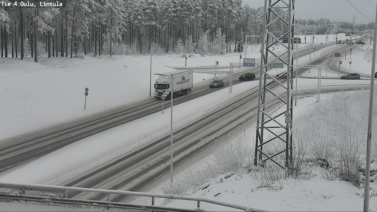 Kelikamerat Kuva Tie 4 Oulu, Lintula, Oulu, Pohjois-Pohjanmaa