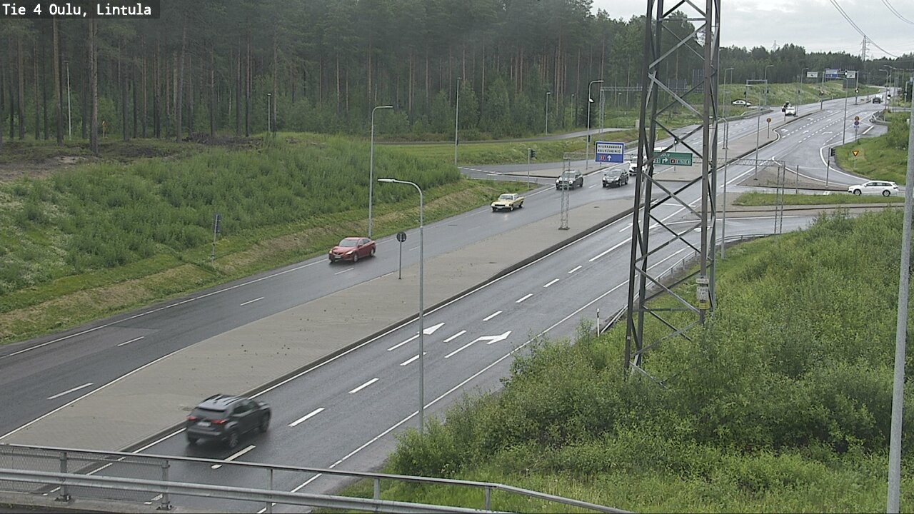 Weather Camera Image Road 4 Oulu, Lintula, Oulu, Pohjois-Pohjanmaa