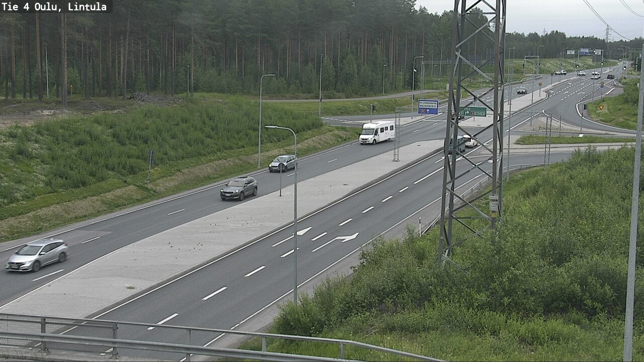 Kelikamerat Kuva Tie 4 Oulu, Lintula, Oulu, Pohjois-Pohjanmaa