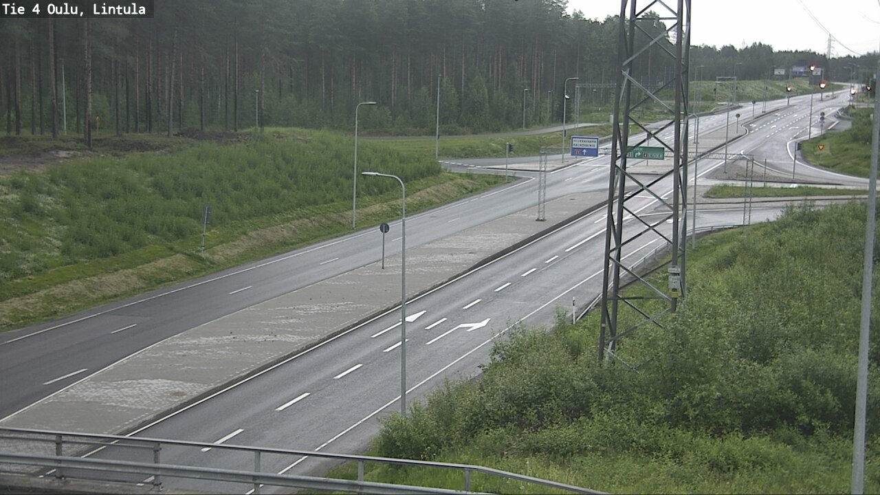 Kelikamerat Kuva Tie 4 Oulu, Lintula, Oulu, Pohjois-Pohjanmaa