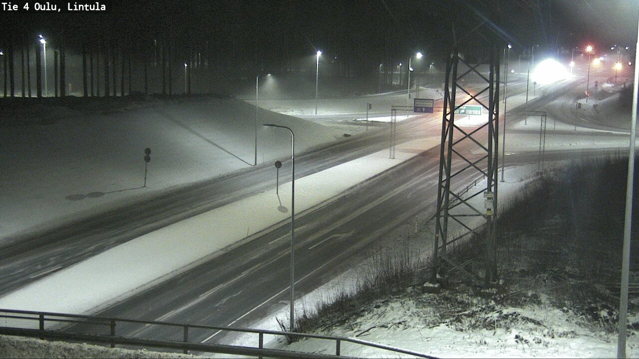 Kelikamerat Kuva Tie 4 Oulu, Lintula, Oulu, Pohjois-Pohjanmaa