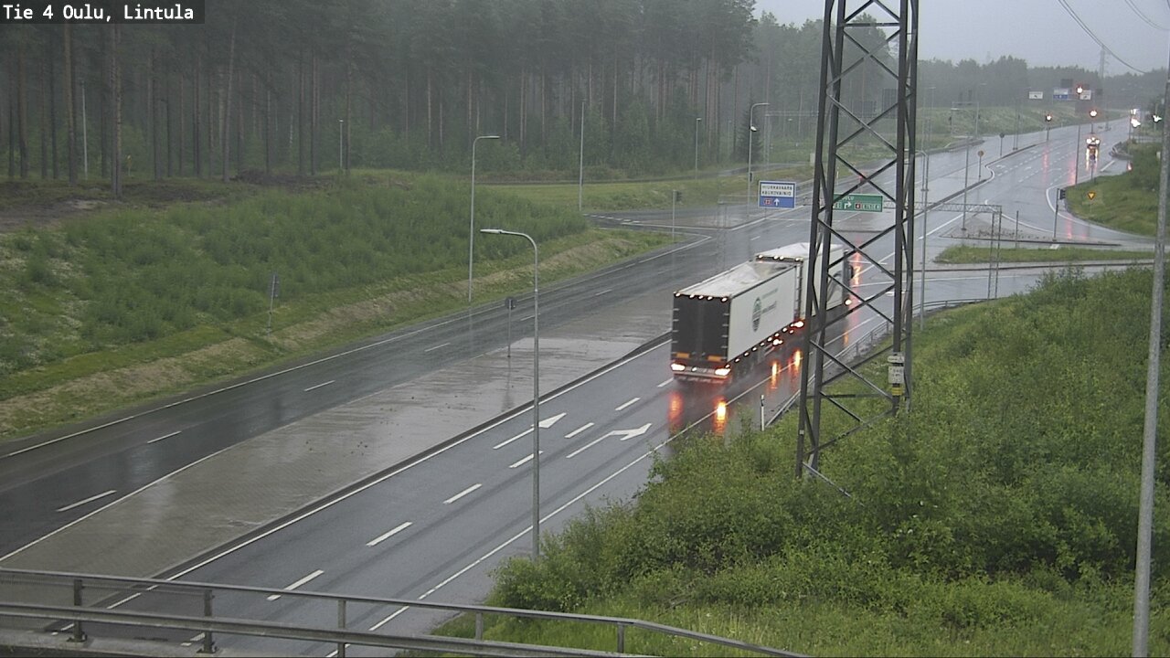 Kelikamerat Kuva Tie 4 Oulu, Lintula, Oulu, Pohjois-Pohjanmaa