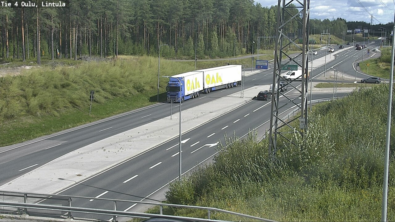 Kelikamerat Kuva Tie 4 Oulu, Lintula, Oulu, Pohjois-Pohjanmaa