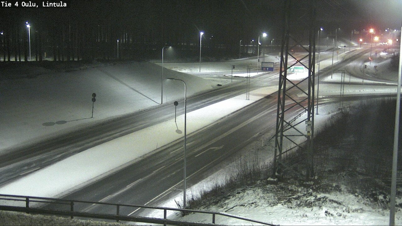 Kelikamerat Kuva Tie 4 Oulu, Lintula, Oulu, Pohjois-Pohjanmaa