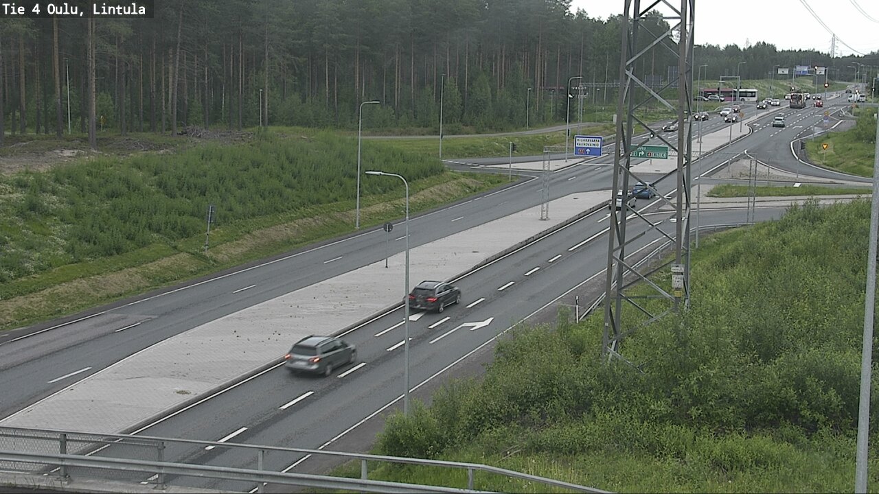 Kelikamerat Kuva Tie 4 Oulu, Lintula, Oulu, Pohjois-Pohjanmaa