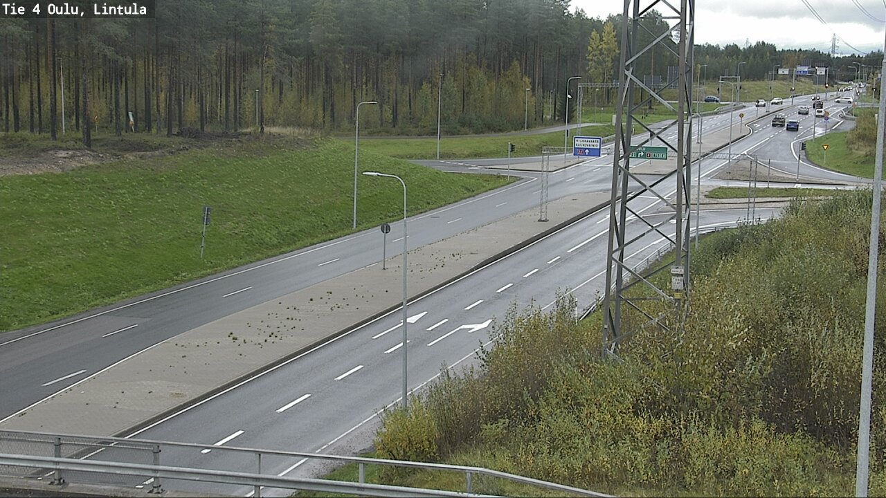 Weather Camera Image Road 4 Oulu, Lintula, Oulu, Pohjois-Pohjanmaa