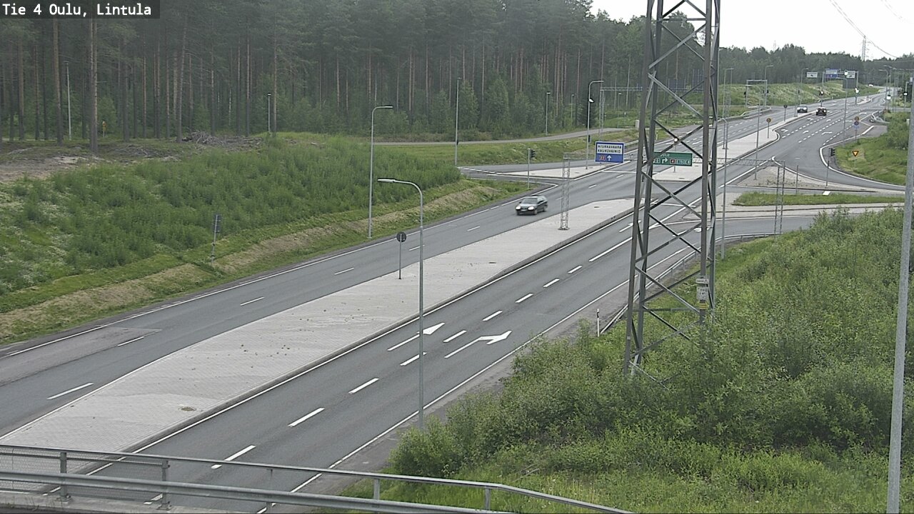 Kelikamerat Kuva Tie 4 Oulu, Lintula, Oulu, Pohjois-Pohjanmaa