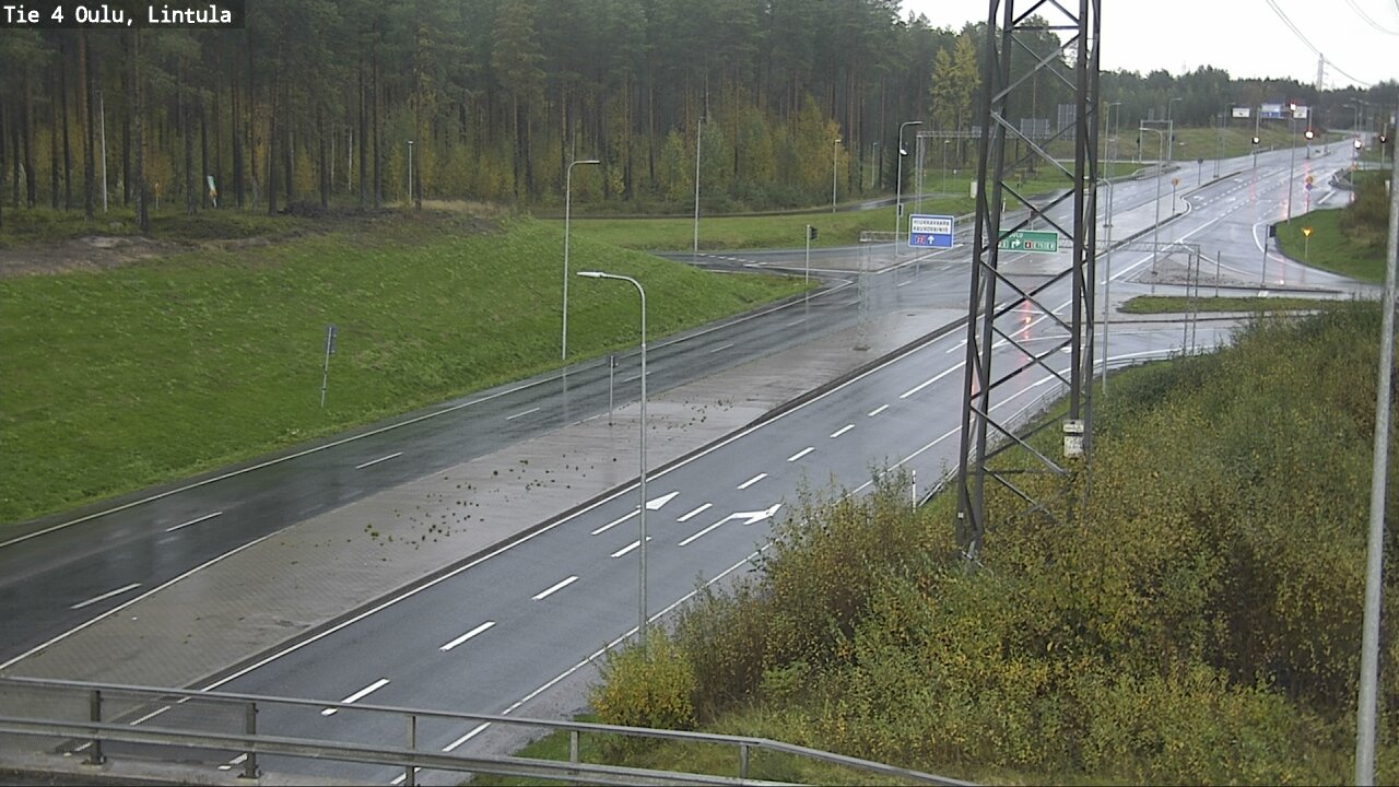 Weather Camera Image Road 4 Oulu, Lintula, Oulu, Pohjois-Pohjanmaa