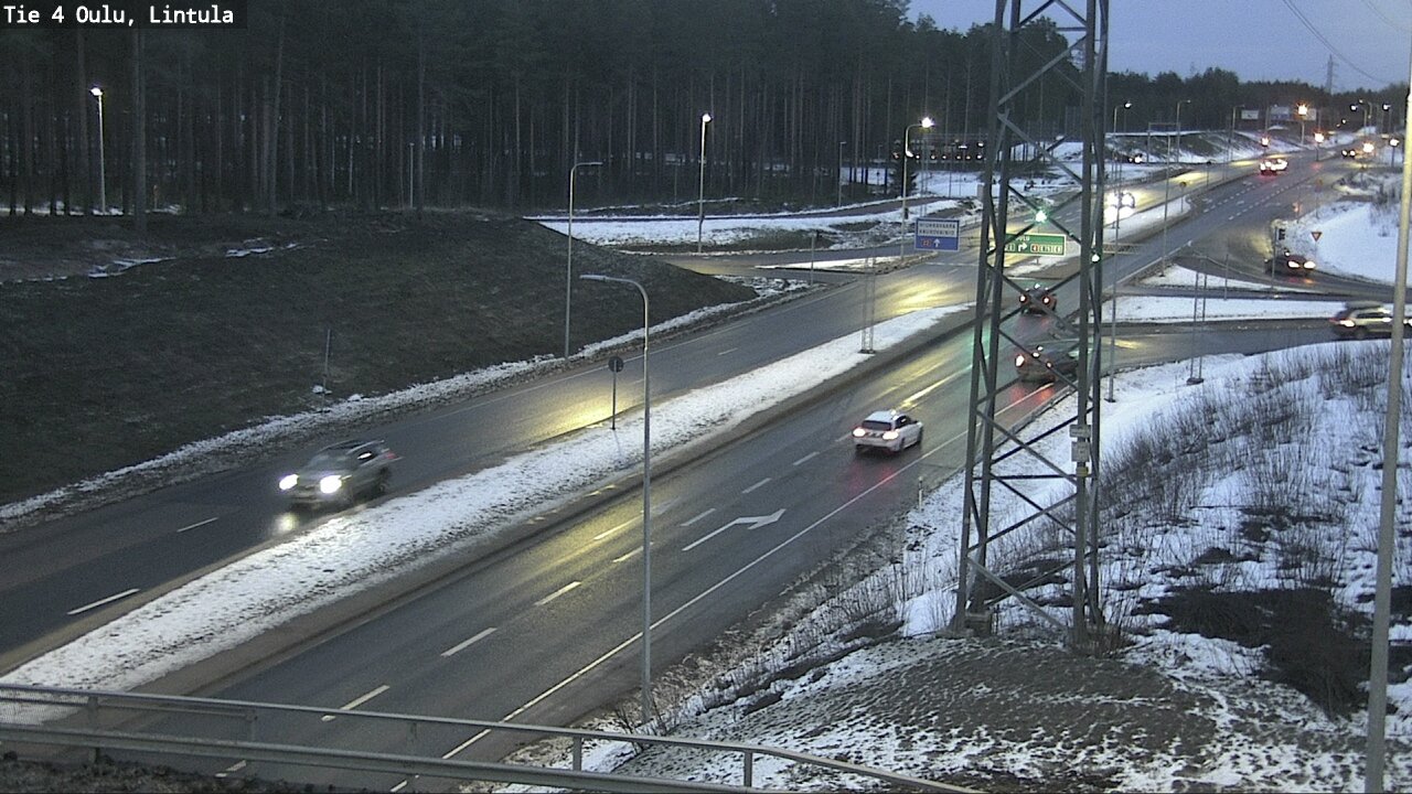 Kelikamerat Kuva Tie 4 Oulu, Lintula, Oulu, Pohjois-Pohjanmaa