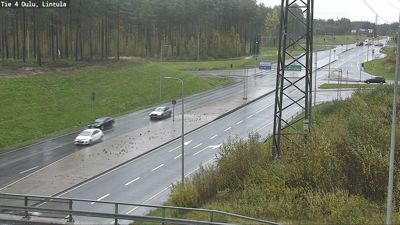 Weather Camera Image Road 4 Oulu, Lintula, Oulu, Pohjois-Pohjanmaa