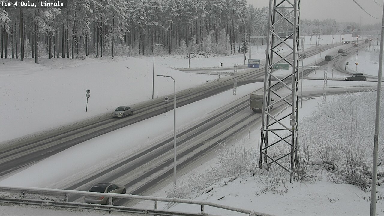 Kelikamerat Kuva Tie 4 Oulu, Lintula, Oulu, Pohjois-Pohjanmaa