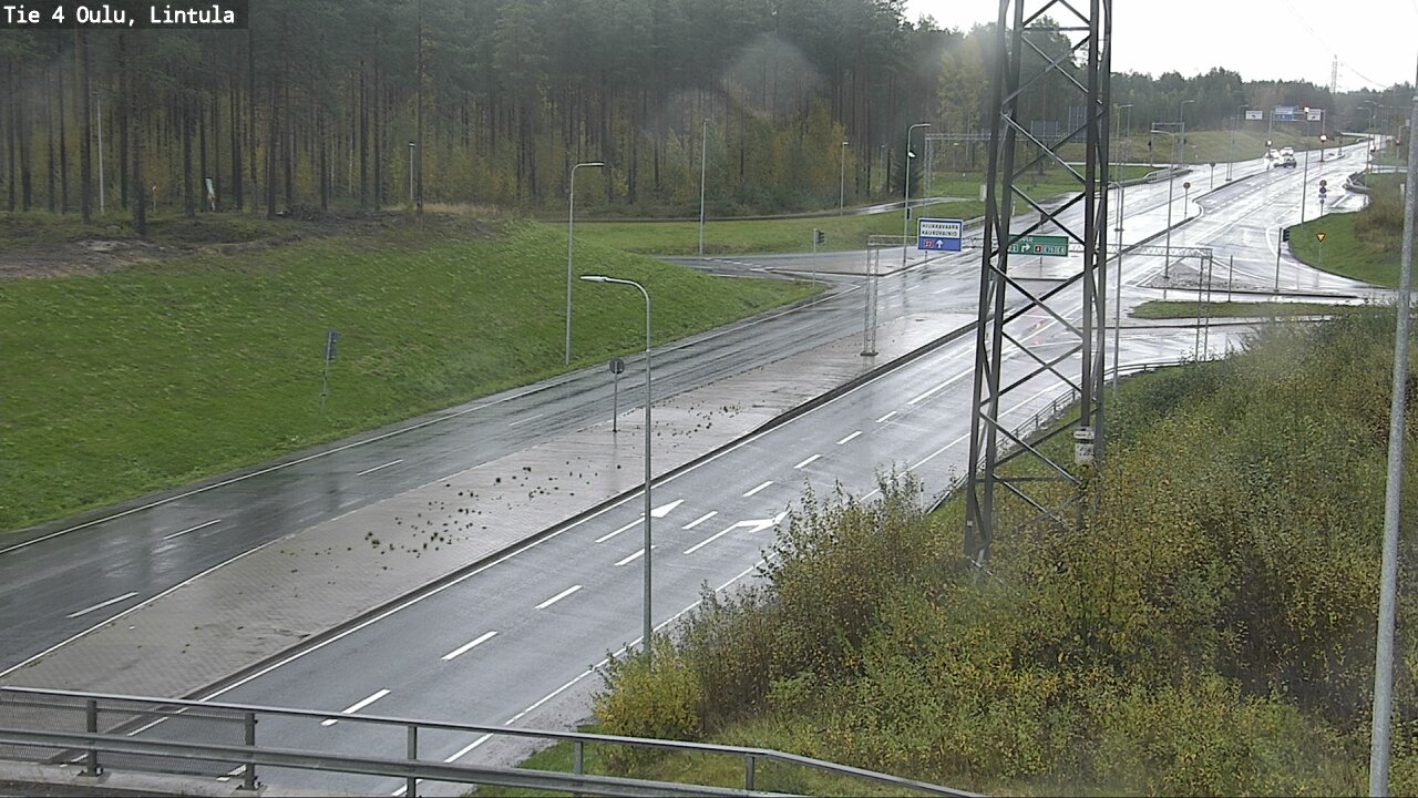 Weather Camera Image Road 4 Oulu, Lintula, Oulu, Pohjois-Pohjanmaa
