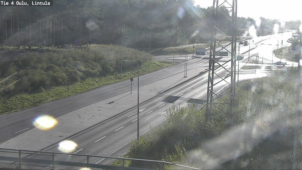 Weather Camera Image Road 4 Oulu, Lintula, Oulu, Pohjois-Pohjanmaa