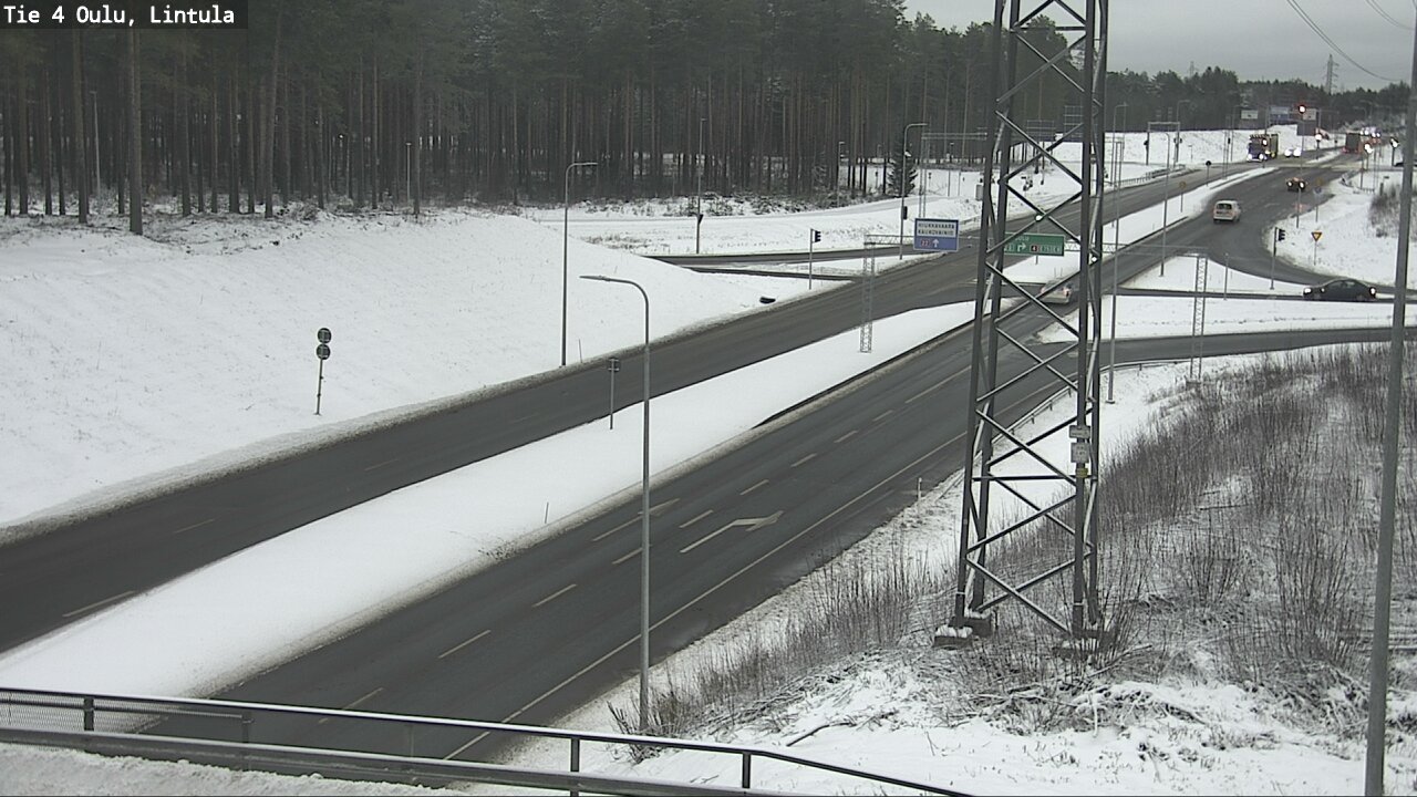 Kelikamerat Kuva Tie 4 Oulu, Lintula, Oulu, Pohjois-Pohjanmaa
