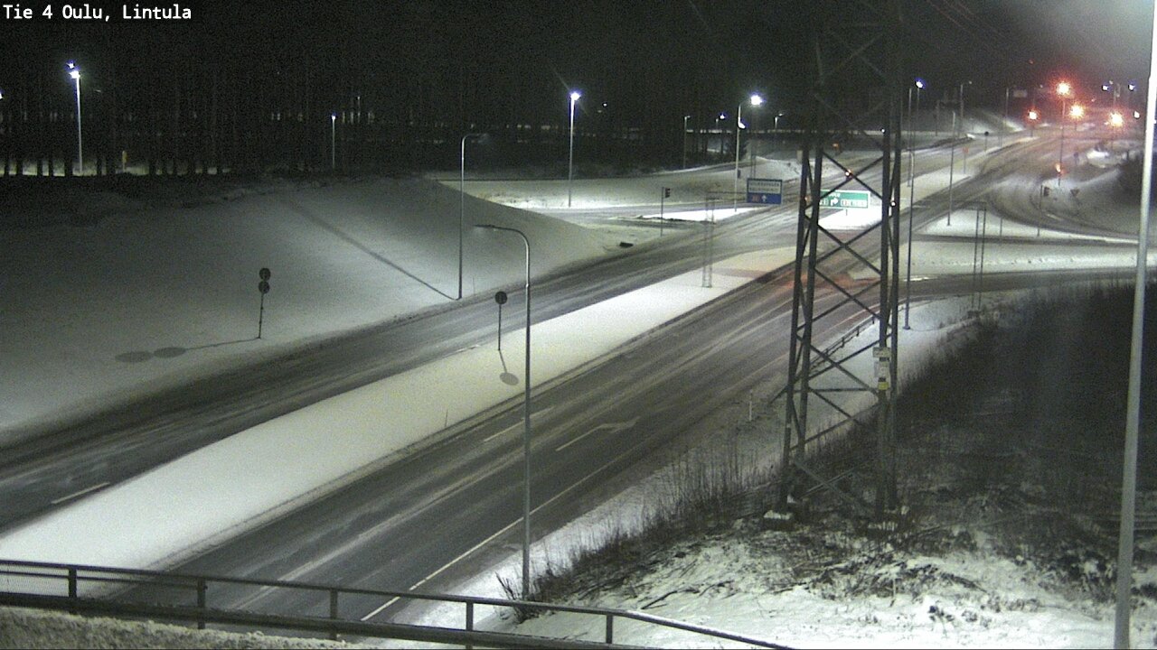 Kelikamerat Kuva Tie 4 Oulu, Lintula, Oulu, Pohjois-Pohjanmaa