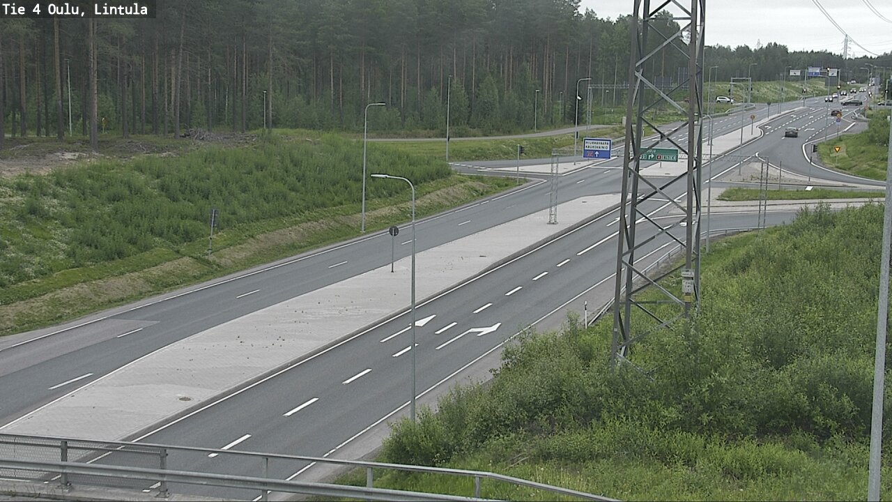 Kelikamerat Kuva Tie 4 Oulu, Lintula, Oulu, Pohjois-Pohjanmaa