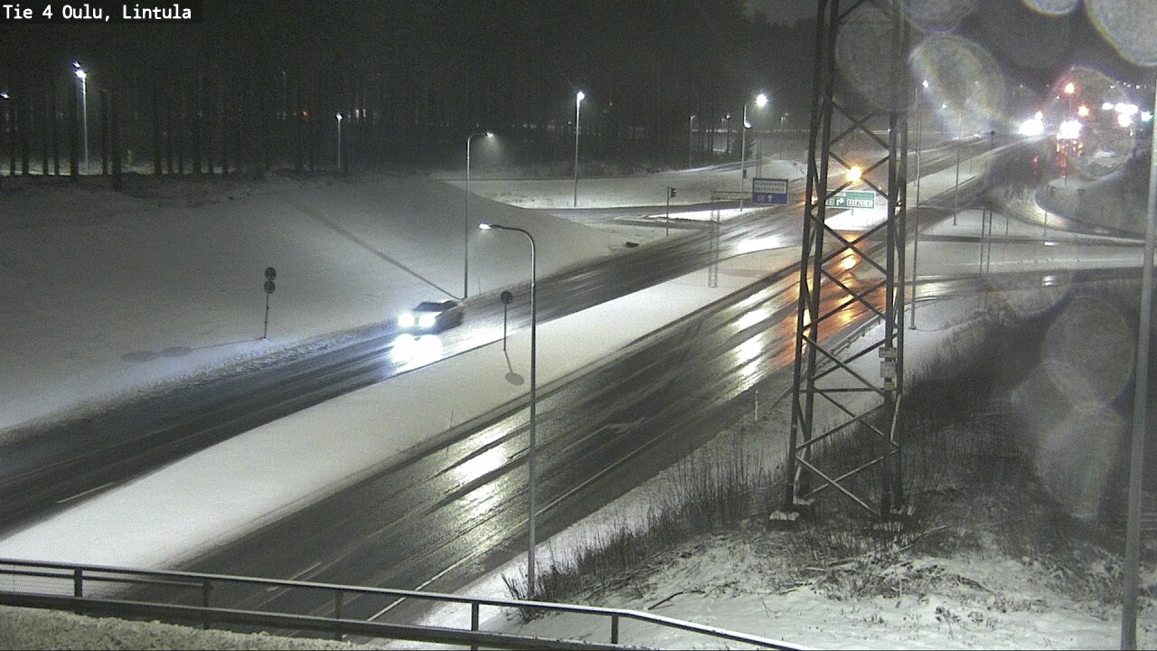 Kelikamerat Kuva Tie 4 Oulu, Lintula, Oulu, Pohjois-Pohjanmaa