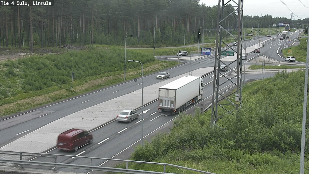 Kelikamerat Kuva Tie 4 Oulu, Lintula, Oulu, Pohjois-Pohjanmaa