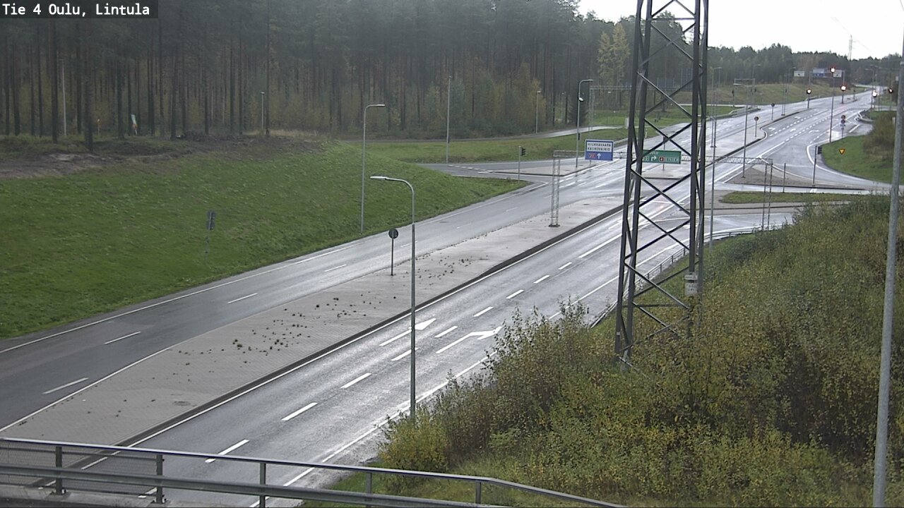 Weather Camera Image Road 4 Oulu, Lintula, Oulu, Pohjois-Pohjanmaa