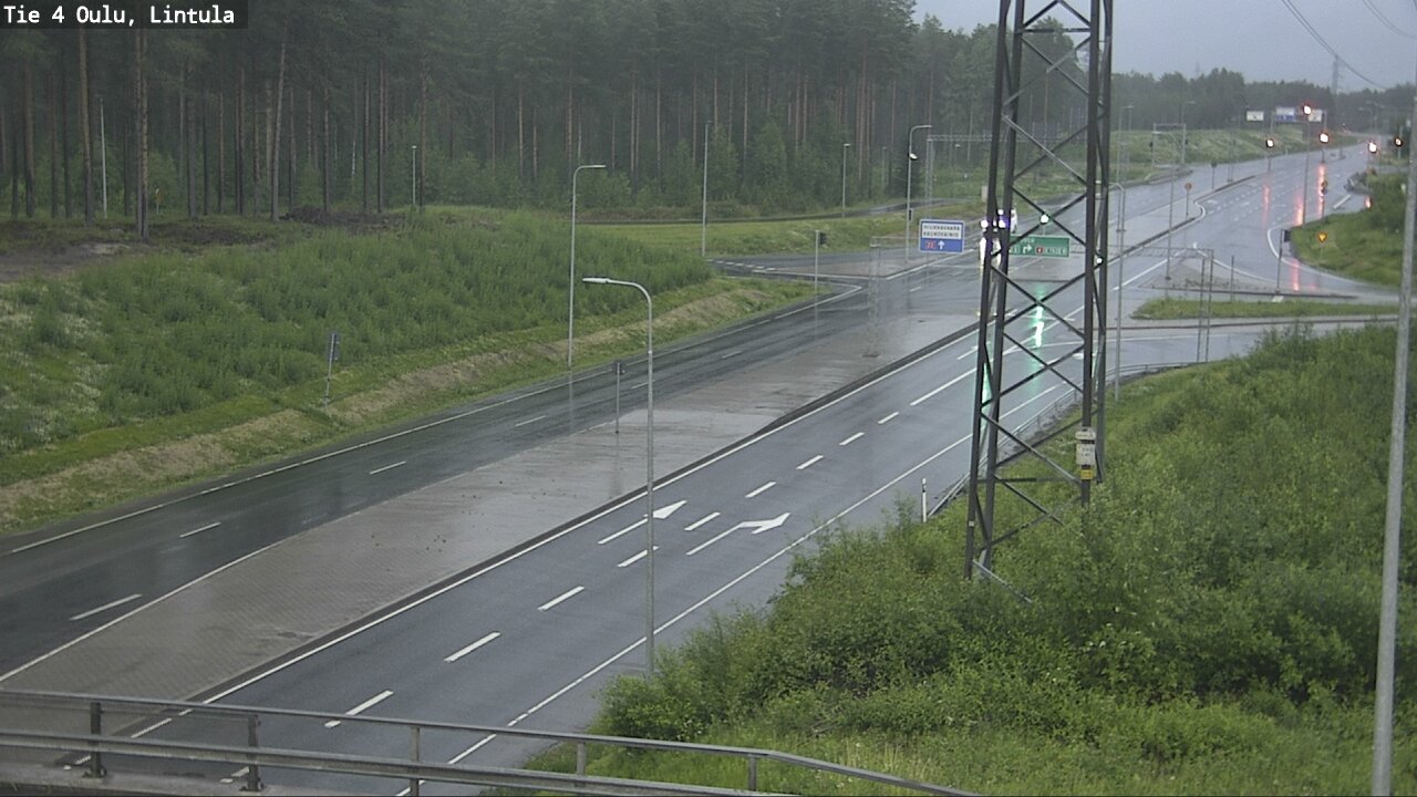 Kelikamerat Kuva Tie 4 Oulu, Lintula, Oulu, Pohjois-Pohjanmaa