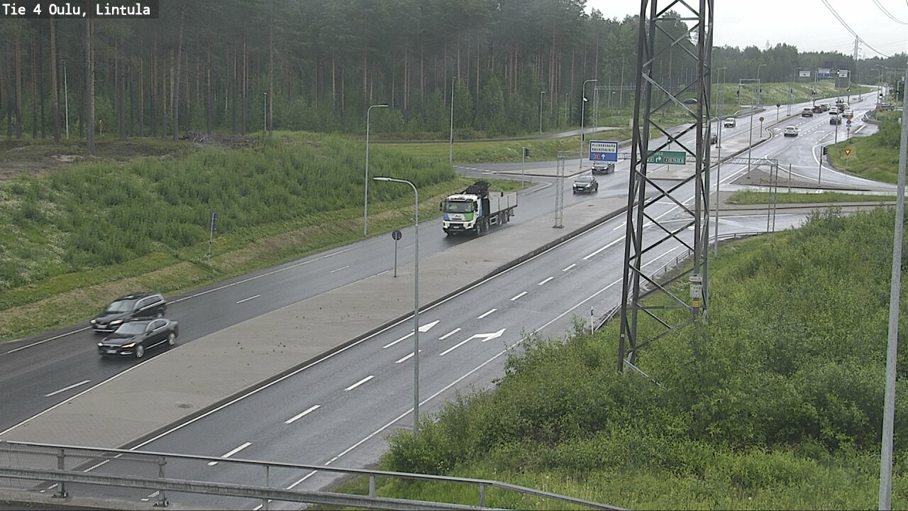 Kelikamerat Kuva Tie 4 Oulu, Lintula, Oulu, Pohjois-Pohjanmaa