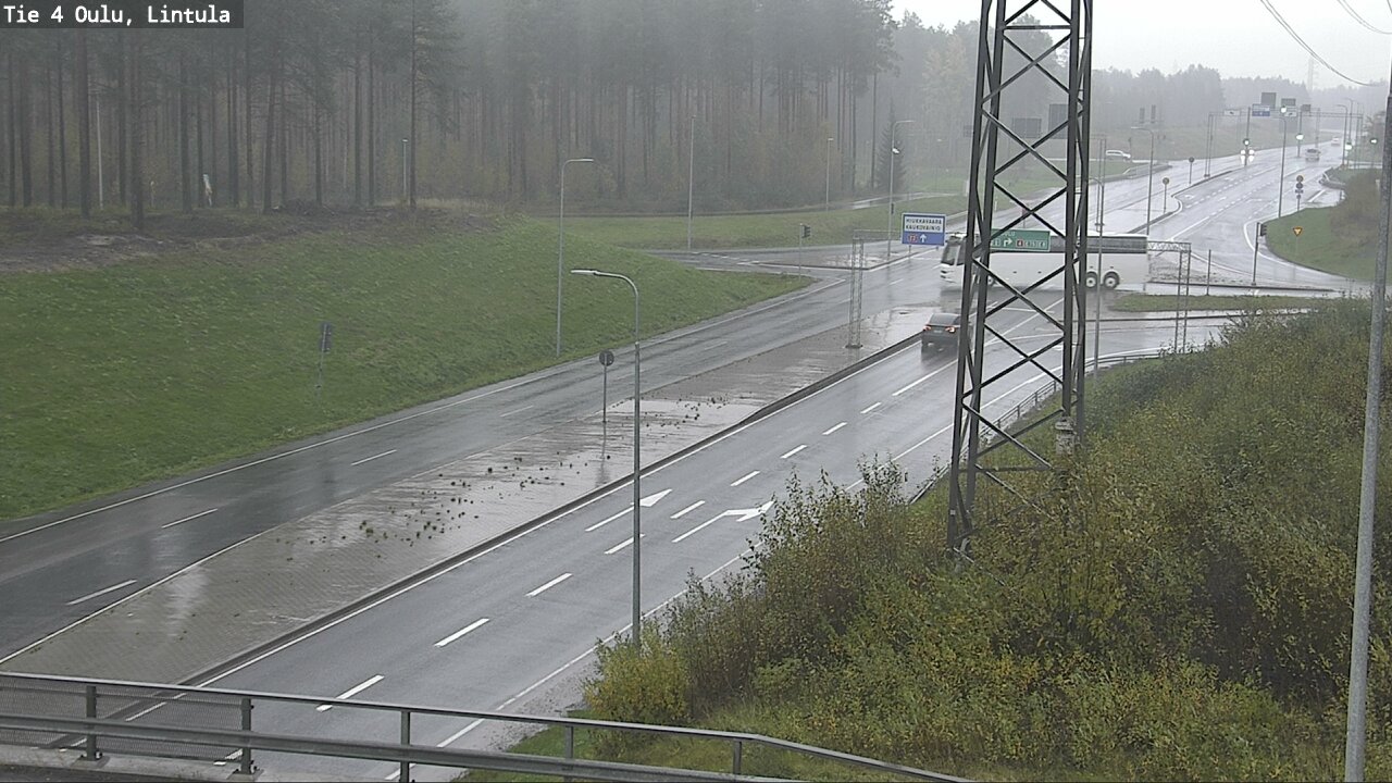 Weather Camera Image Road 4 Oulu, Lintula, Oulu, Pohjois-Pohjanmaa