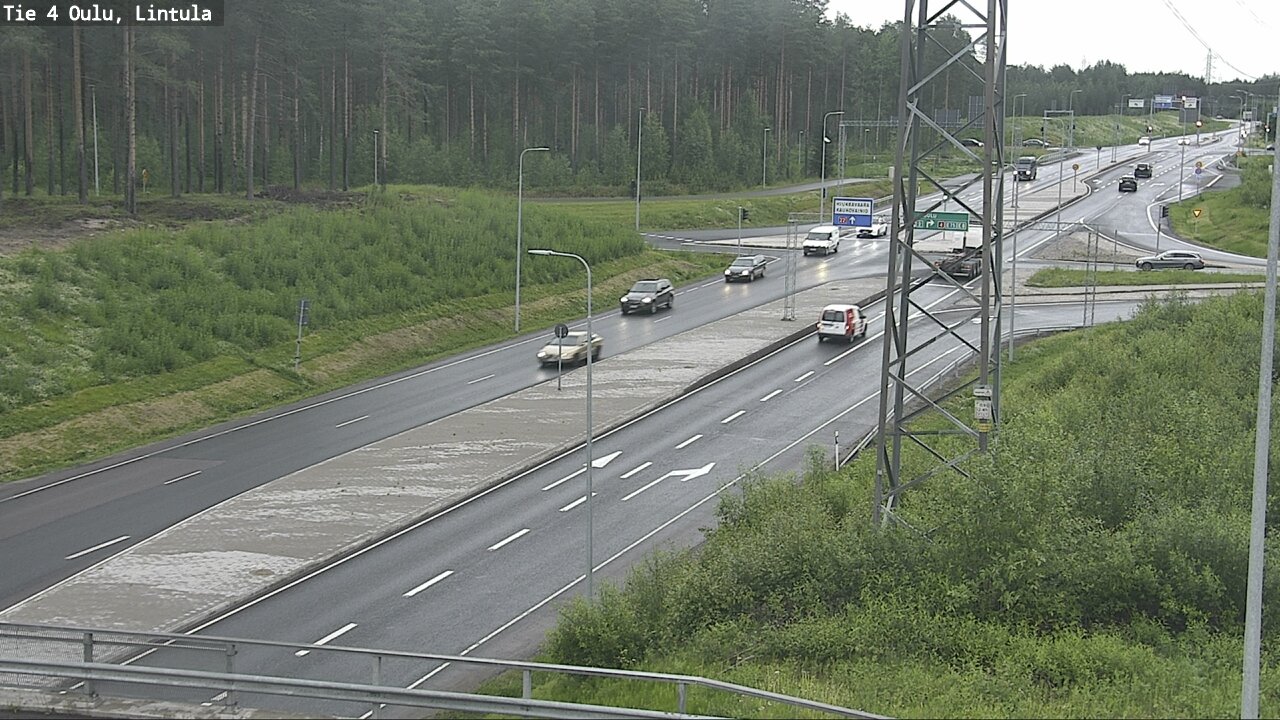Kelikamerat Kuva Tie 4 Oulu, Lintula, Oulu, Pohjois-Pohjanmaa