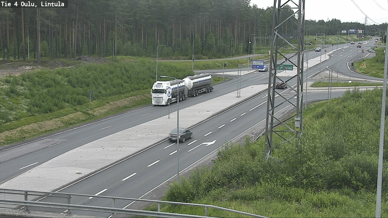 Kelikamerat Kuva Tie 4 Oulu, Lintula, Oulu, Pohjois-Pohjanmaa