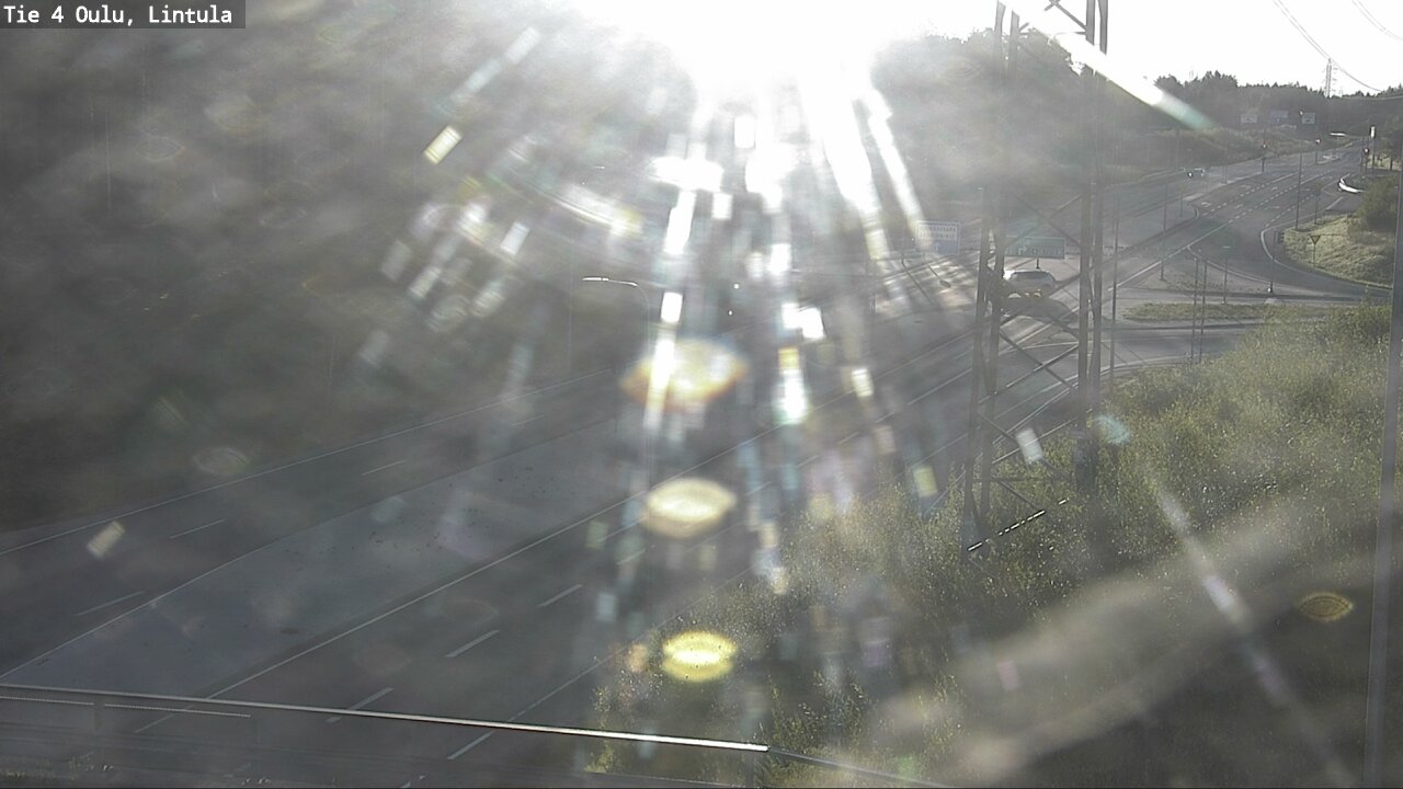 Weather Camera Image Road 4 Oulu, Lintula, Oulu, Pohjois-Pohjanmaa
