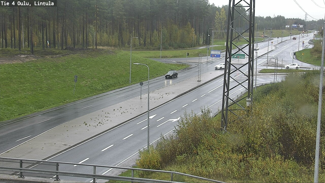 Weather Camera Image Road 4 Oulu, Lintula, Oulu, Pohjois-Pohjanmaa