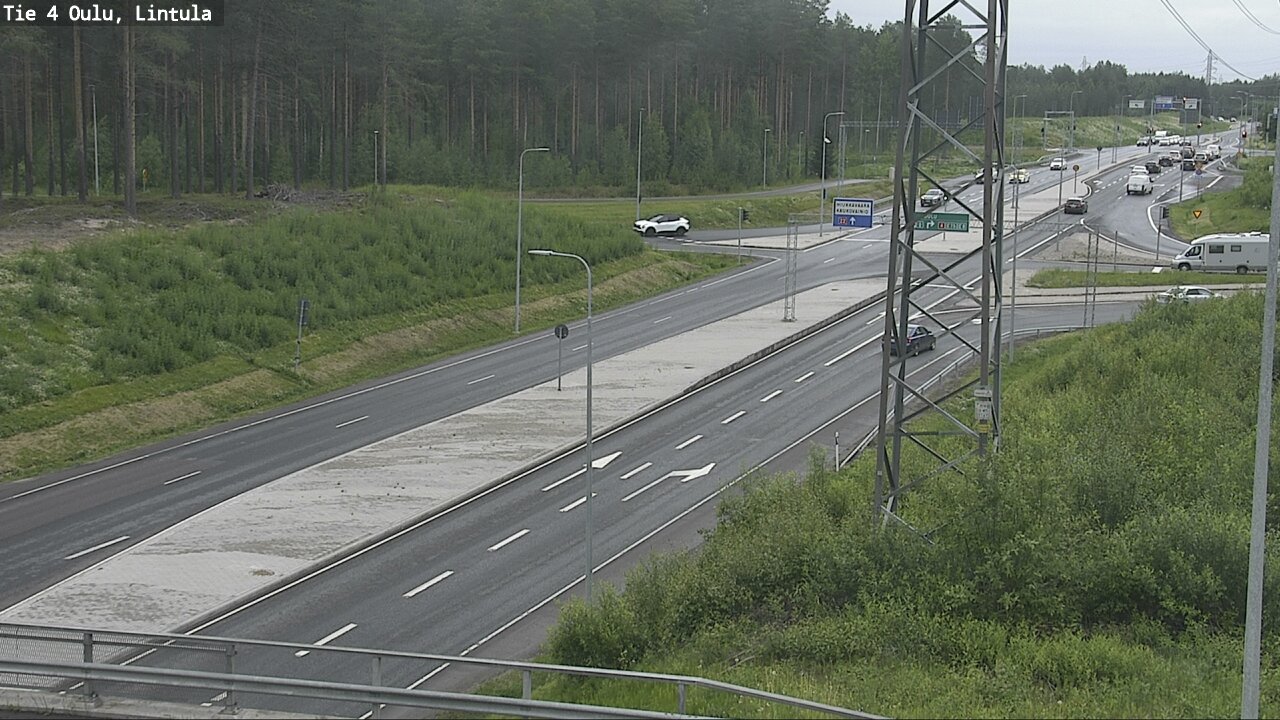 Kelikamerat Kuva Tie 4 Oulu, Lintula, Oulu, Pohjois-Pohjanmaa