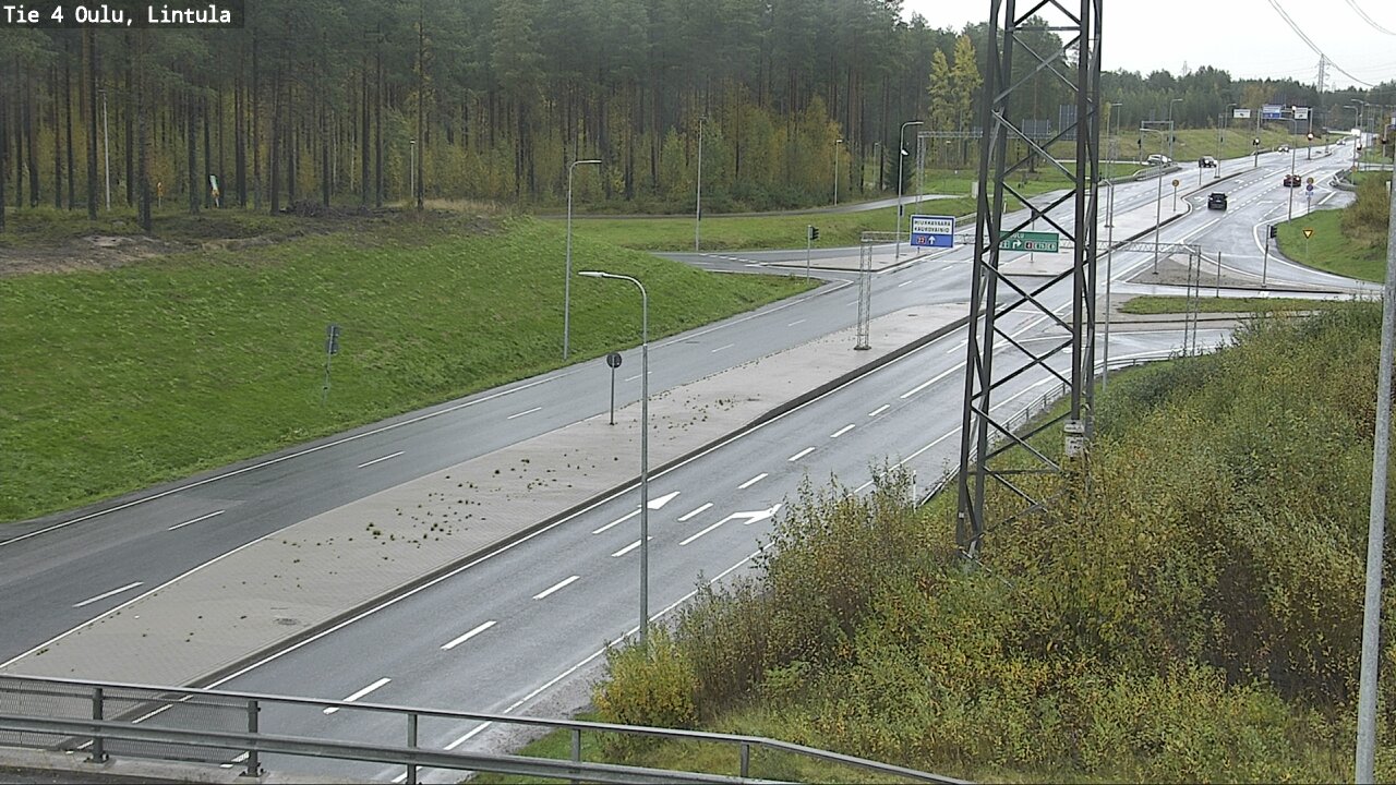Weather Camera Image Road 4 Oulu, Lintula, Oulu, Pohjois-Pohjanmaa