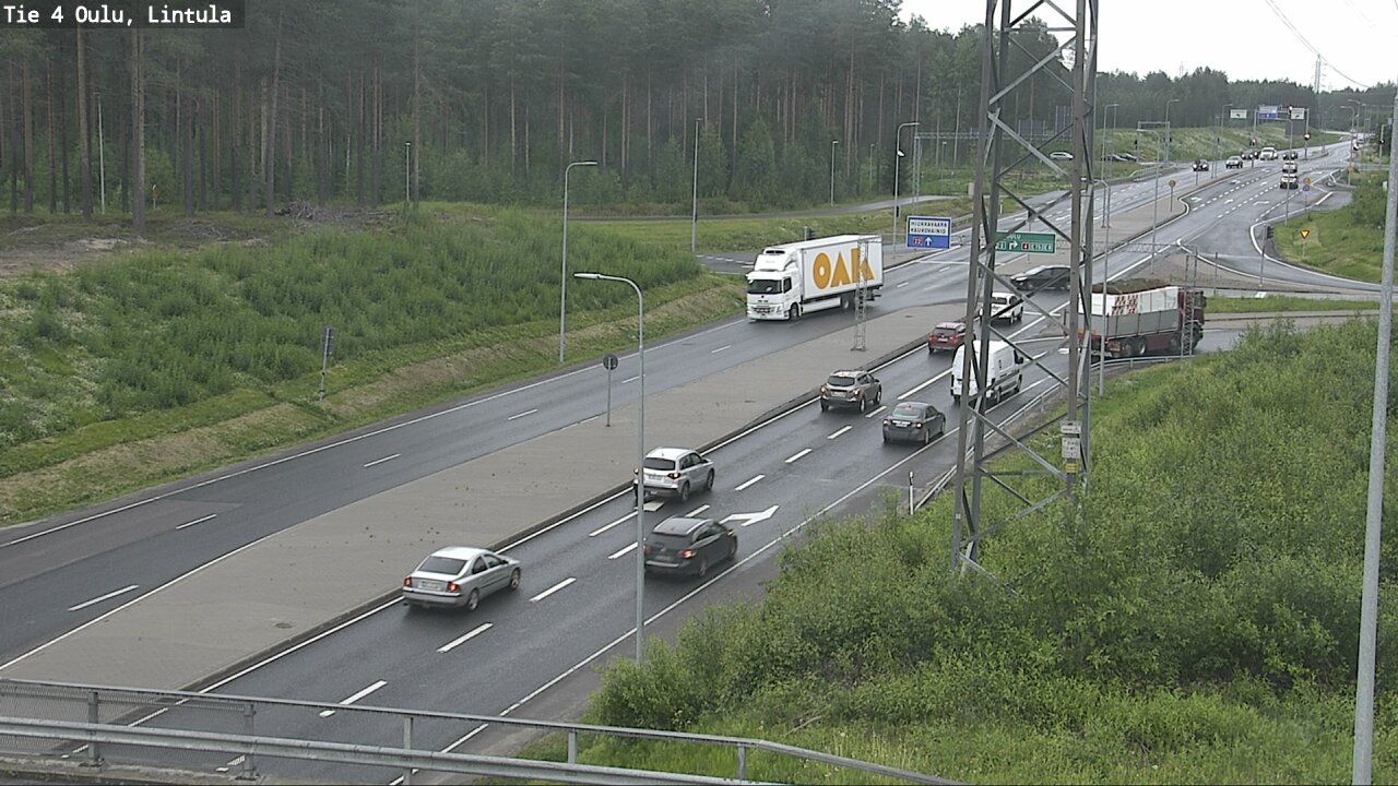Kelikamerat Kuva Tie 4 Oulu, Lintula, Oulu, Pohjois-Pohjanmaa