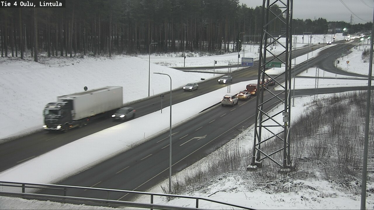 Kelikamerat Kuva Tie 4 Oulu, Lintula, Oulu, Pohjois-Pohjanmaa