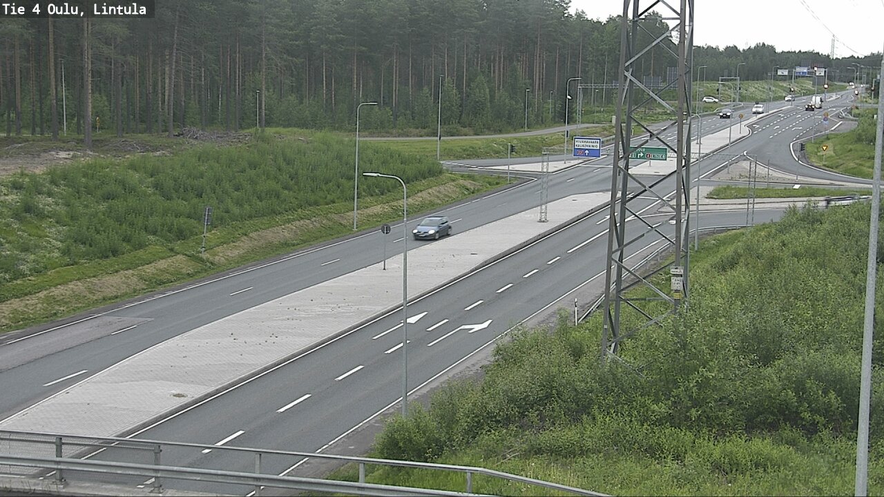 Kelikamerat Kuva Tie 4 Oulu, Lintula, Oulu, Pohjois-Pohjanmaa
