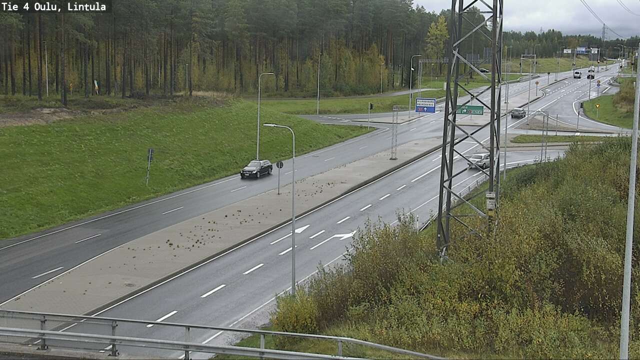 Weather Camera Image Road 4 Oulu, Lintula, Oulu, Pohjois-Pohjanmaa