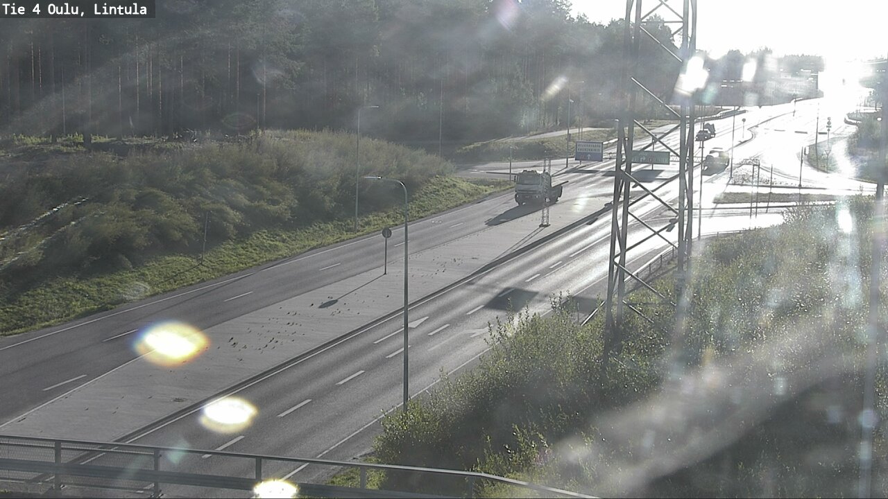 Weather Camera Image Road 4 Oulu, Lintula, Oulu, Pohjois-Pohjanmaa