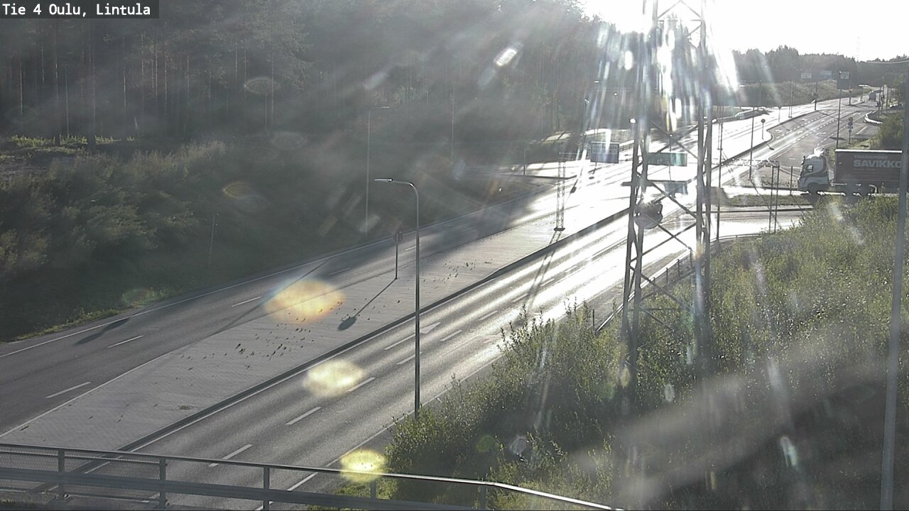 Weather Camera Image Road 4 Oulu, Lintula, Oulu, Pohjois-Pohjanmaa