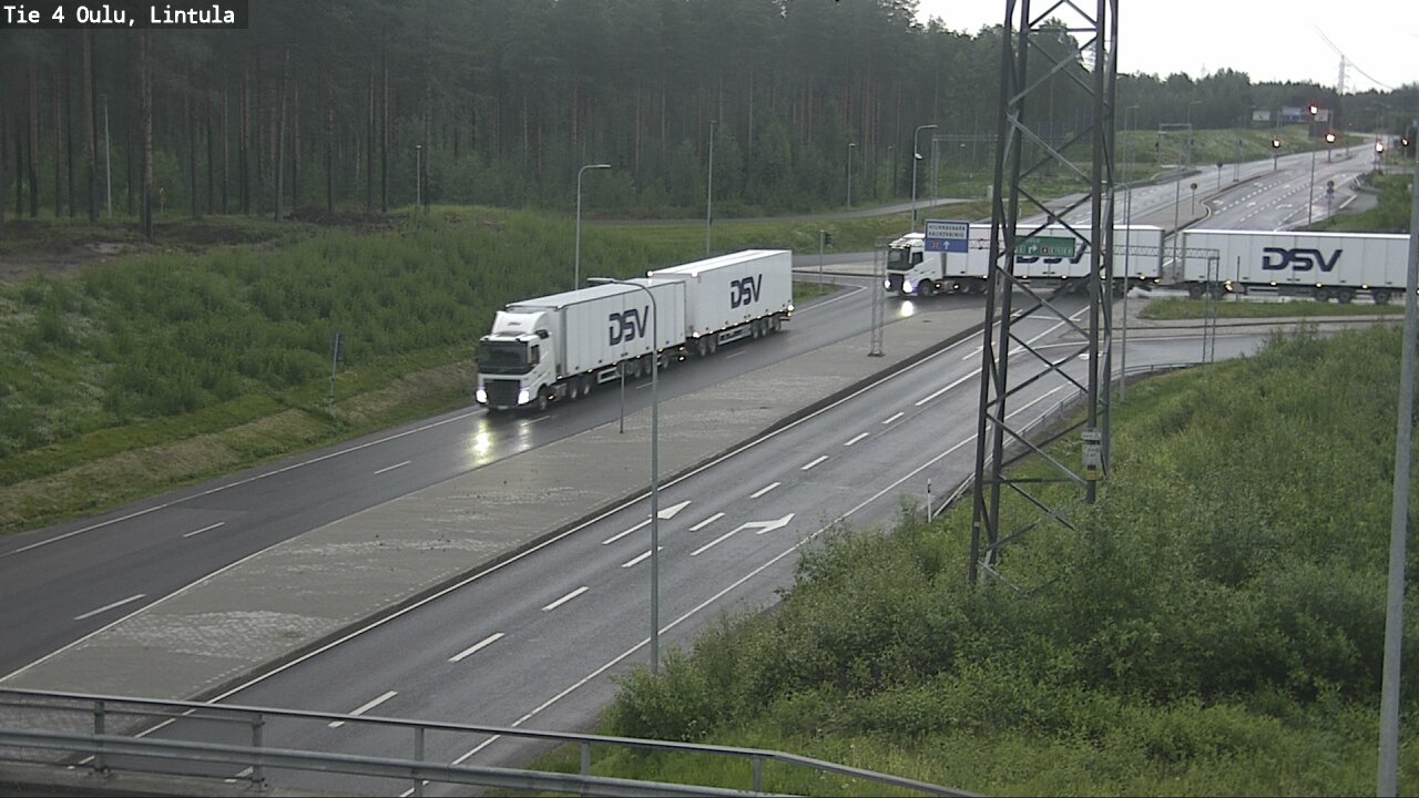 Kelikamerat Kuva Tie 4 Oulu, Lintula, Oulu, Pohjois-Pohjanmaa
