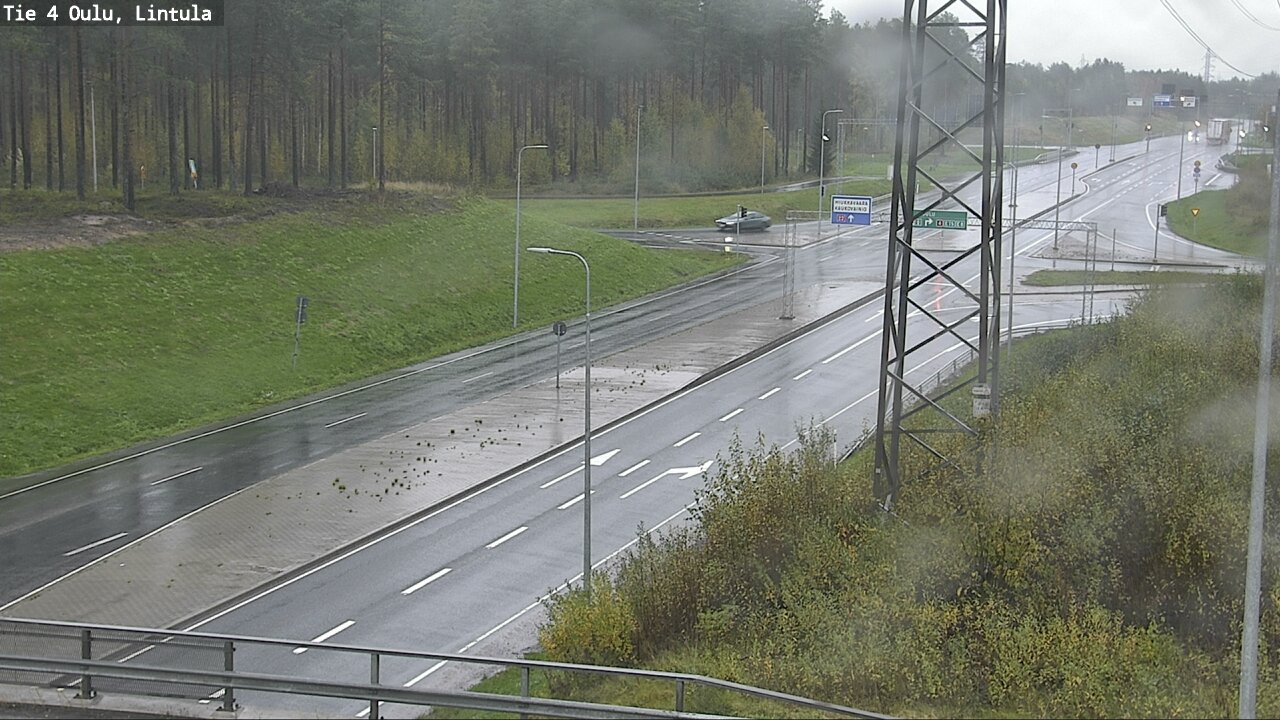 Weather Camera Image Road 4 Oulu, Lintula, Oulu, Pohjois-Pohjanmaa