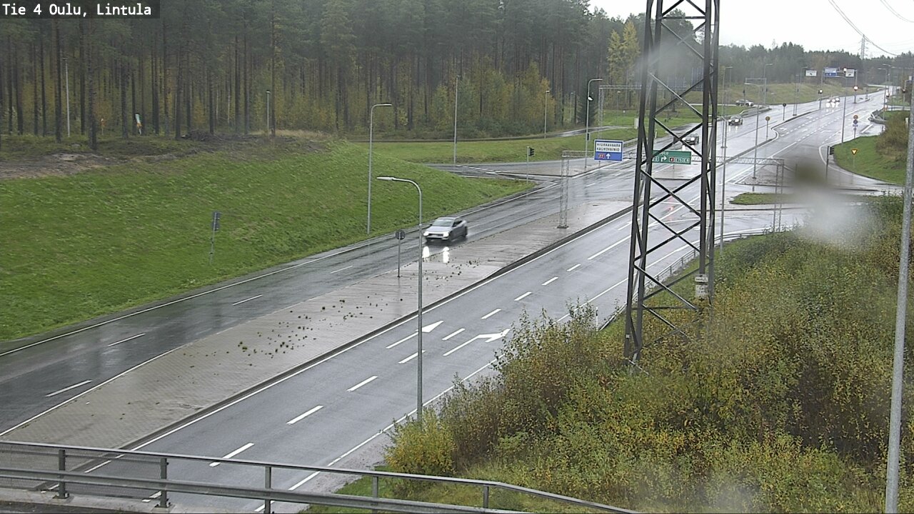 Weather Camera Image Road 4 Oulu, Lintula, Oulu, Pohjois-Pohjanmaa