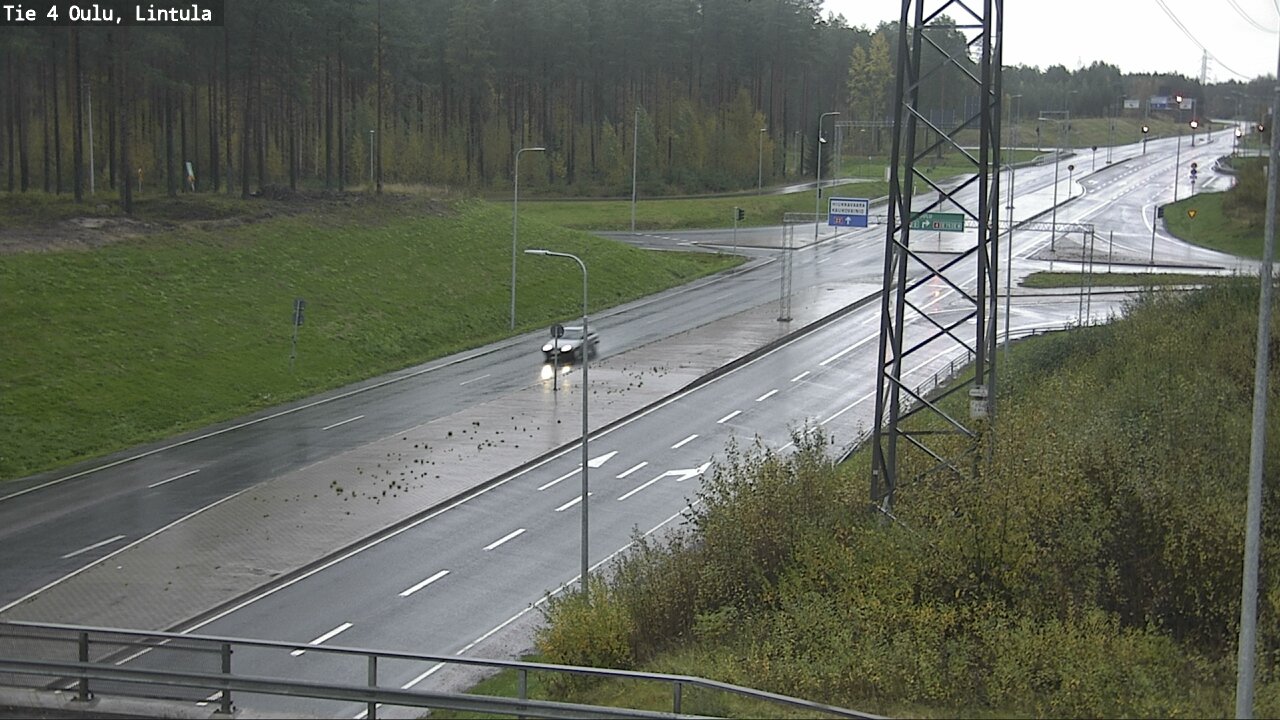 Weather Camera Image Road 4 Oulu, Lintula, Oulu, Pohjois-Pohjanmaa
