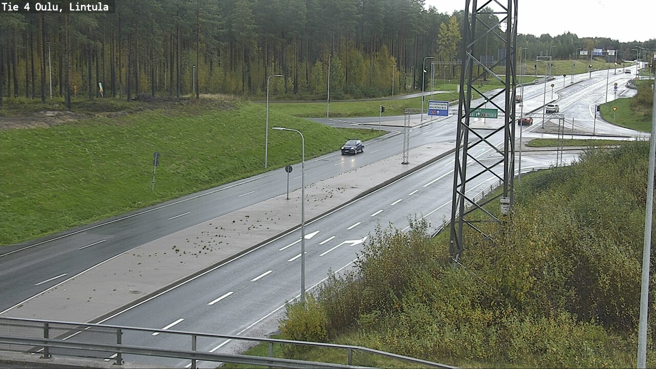 Weather Camera Image Road 4 Oulu, Lintula, Oulu, Pohjois-Pohjanmaa