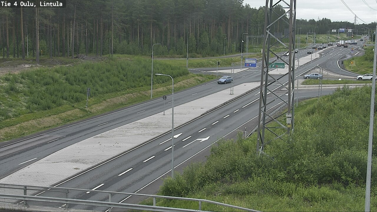 Kelikamerat Kuva Tie 4 Oulu, Lintula, Oulu, Pohjois-Pohjanmaa