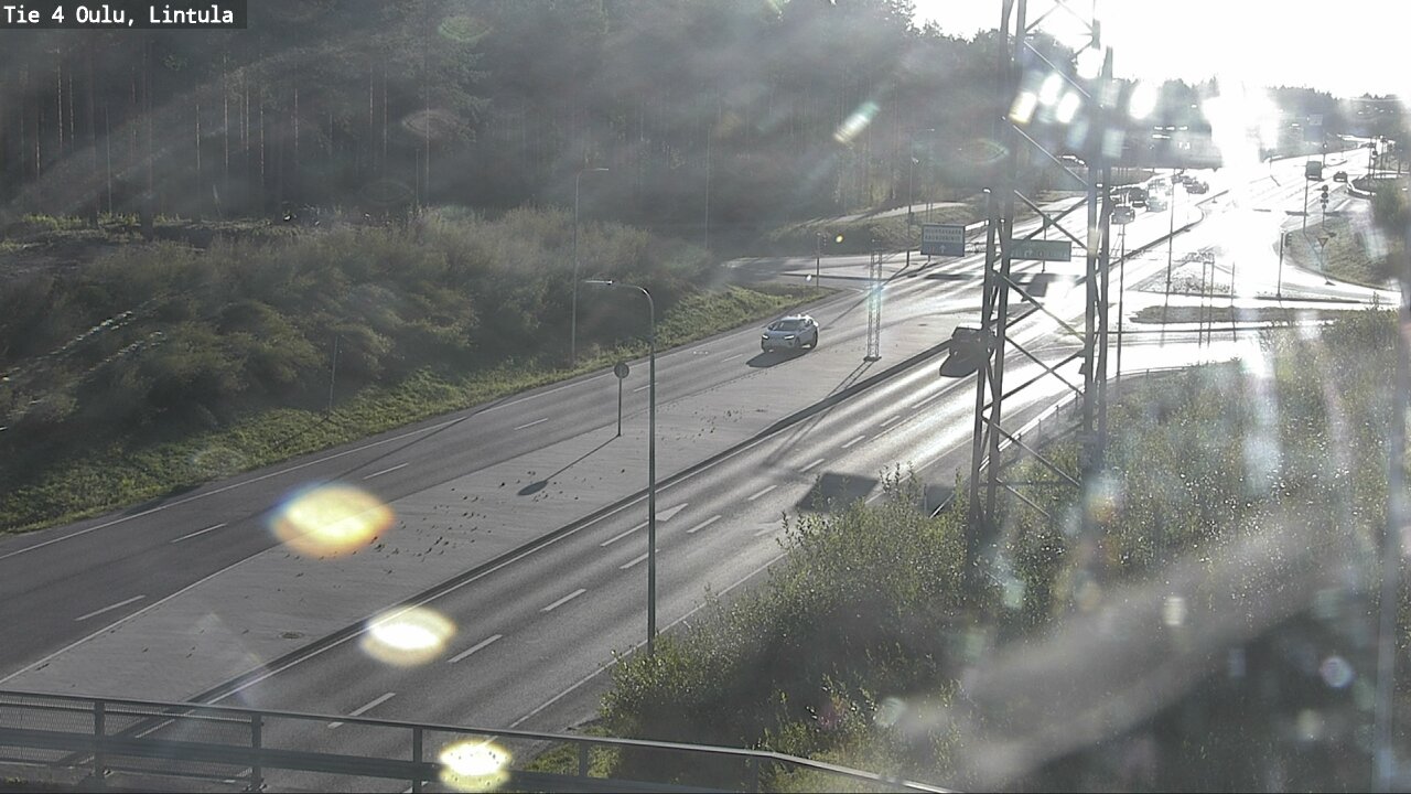 Weather Camera Image Road 4 Oulu, Lintula, Oulu, Pohjois-Pohjanmaa
