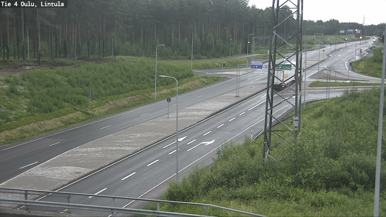 Kelikamerat Kuva Tie 4 Oulu, Lintula, Oulu, Pohjois-Pohjanmaa