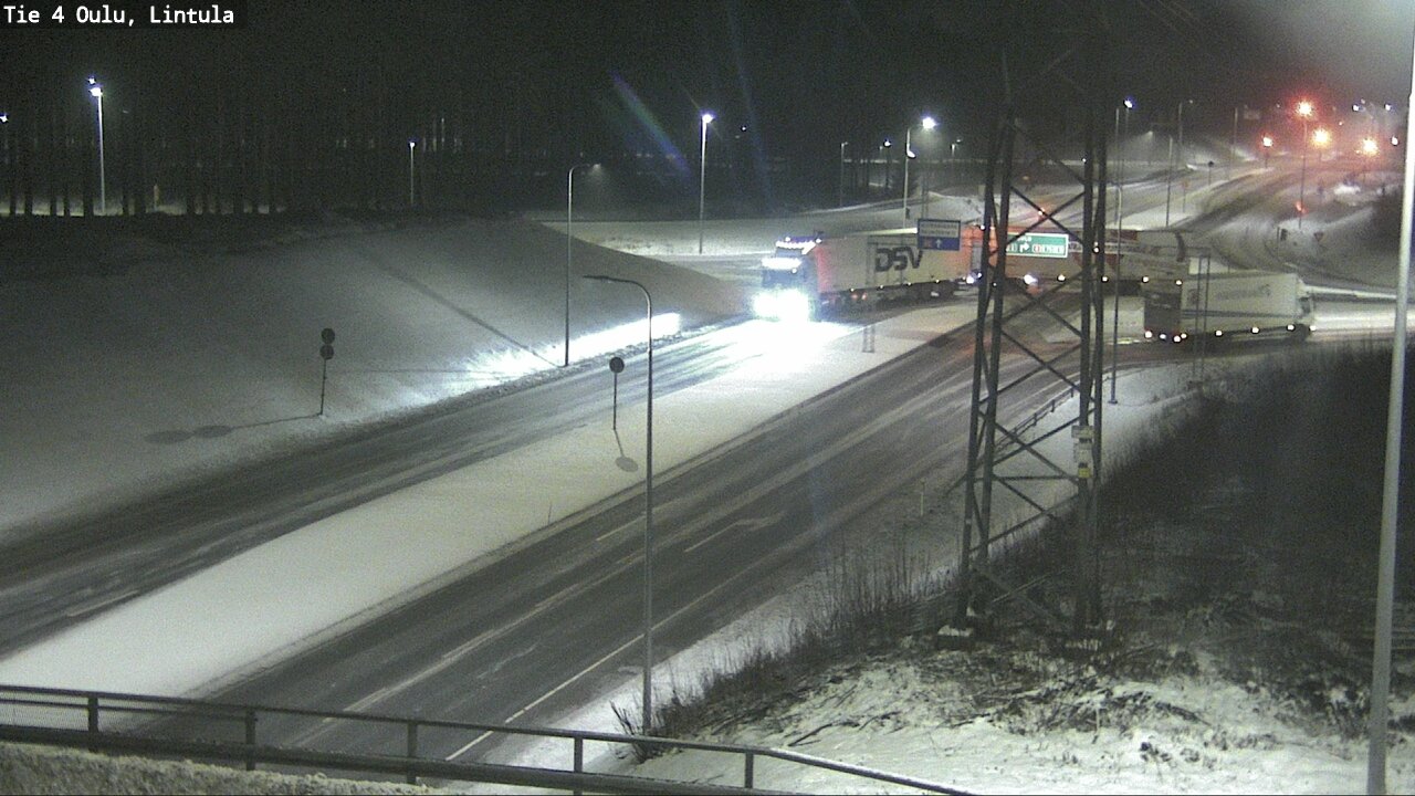 Kelikamerat Kuva Tie 4 Oulu, Lintula, Oulu, Pohjois-Pohjanmaa