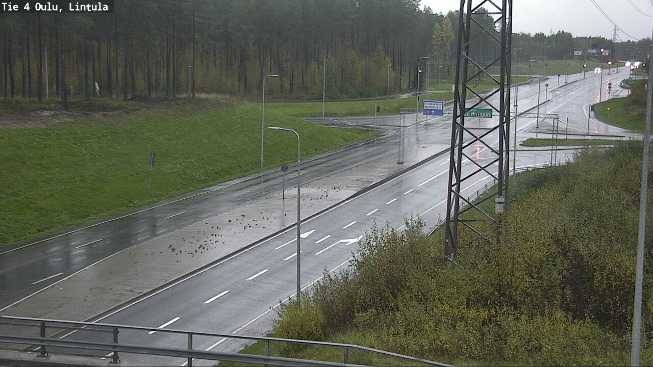 Weather Camera Image Road 4 Oulu, Lintula, Oulu, Pohjois-Pohjanmaa