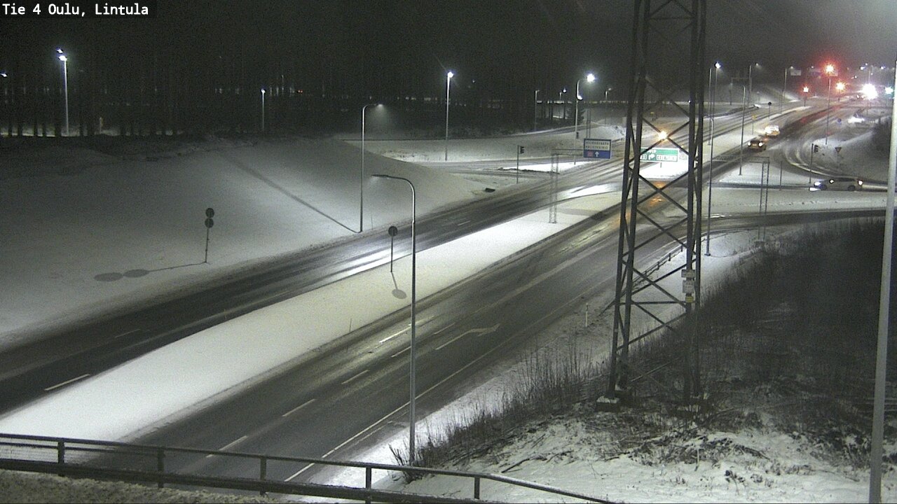 Kelikamerat Kuva Tie 4 Oulu, Lintula, Oulu, Pohjois-Pohjanmaa