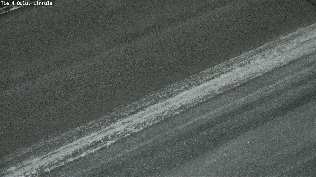 Weather Camera Image Väg 4 Uleåborg, Lintula, Oulu, Pohjois-Pohjanmaa